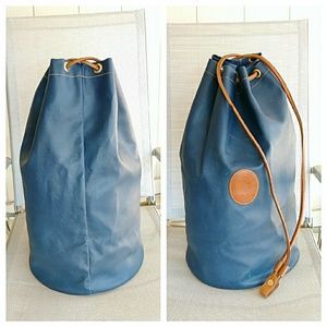 Huge Trussardi Drawstring Duffle Bag